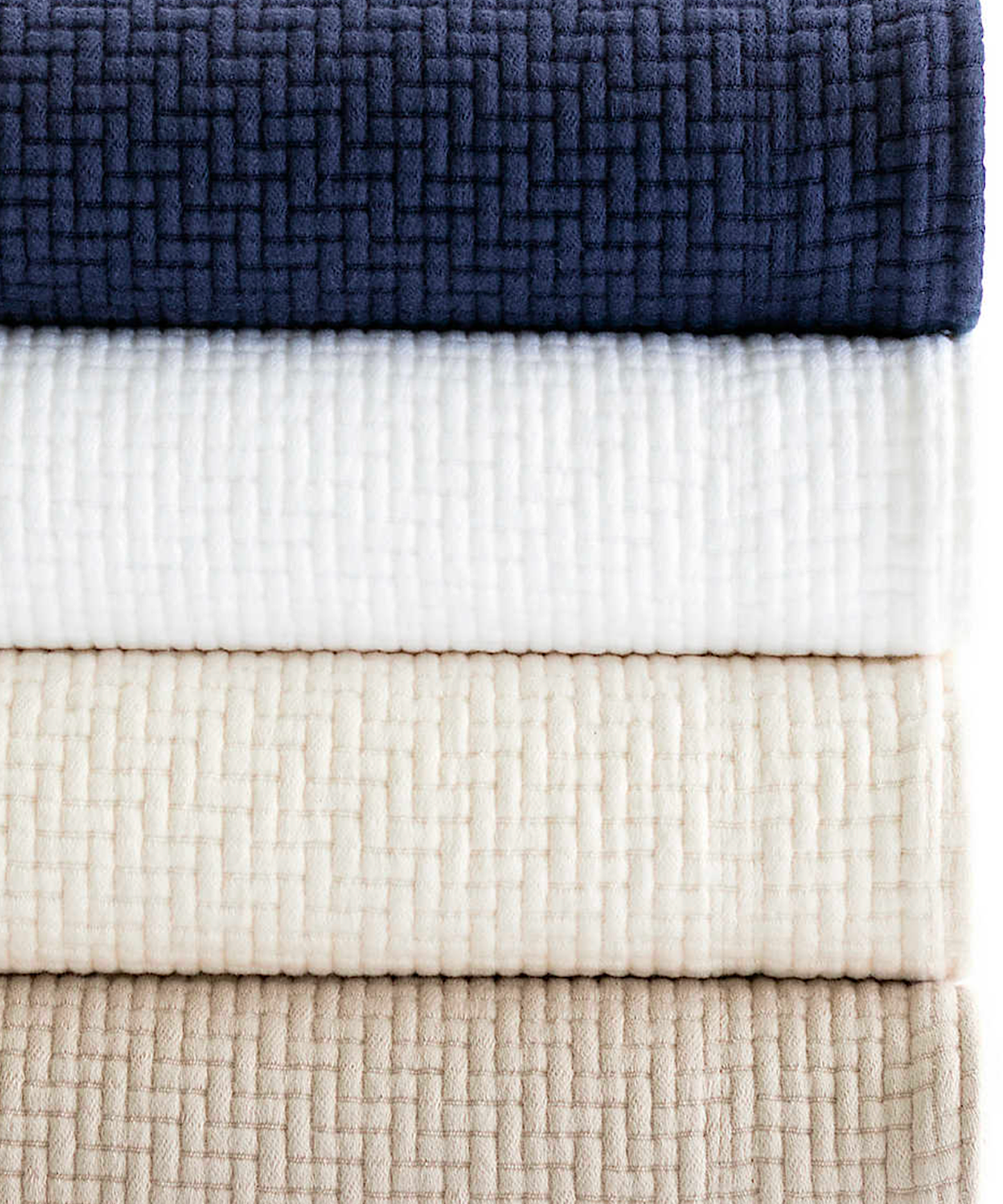 Interlaken Ivory Matelassé, Coverlet