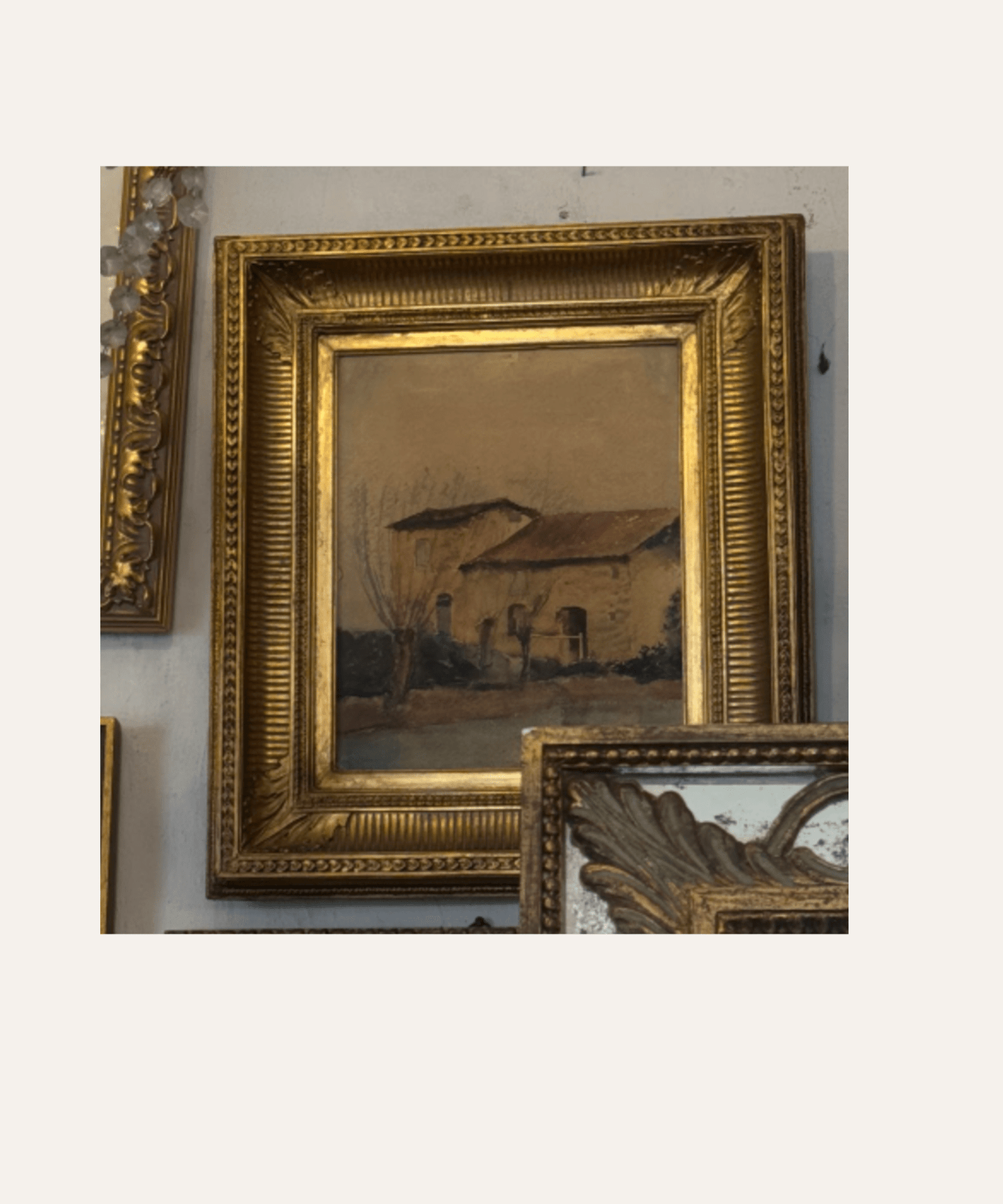 Antique La Maison – Framed Watercolour - Stephenson House