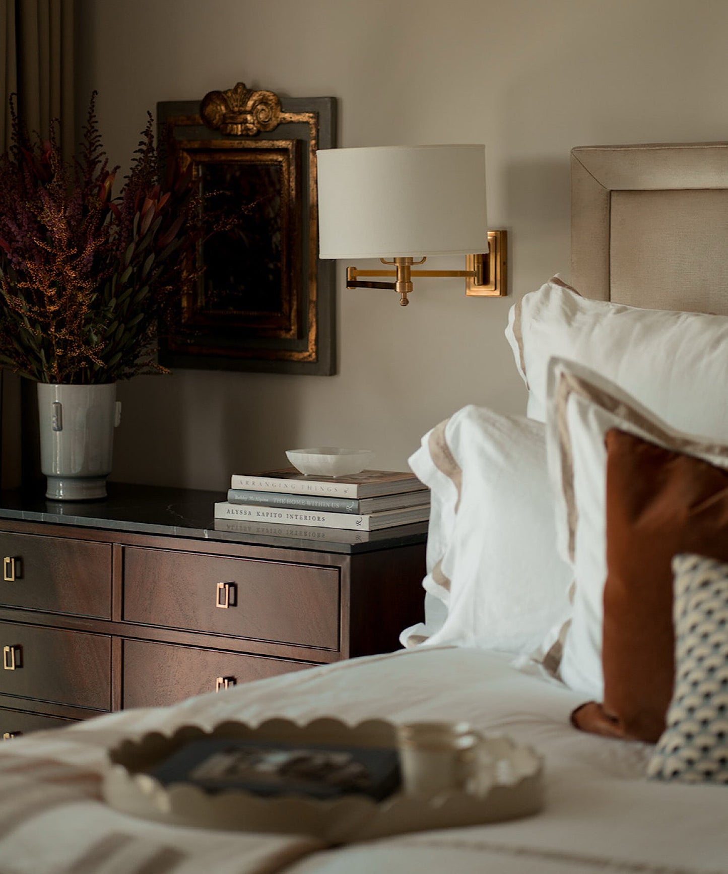 Antiqued Blue Vase, Tall - Stephenson House