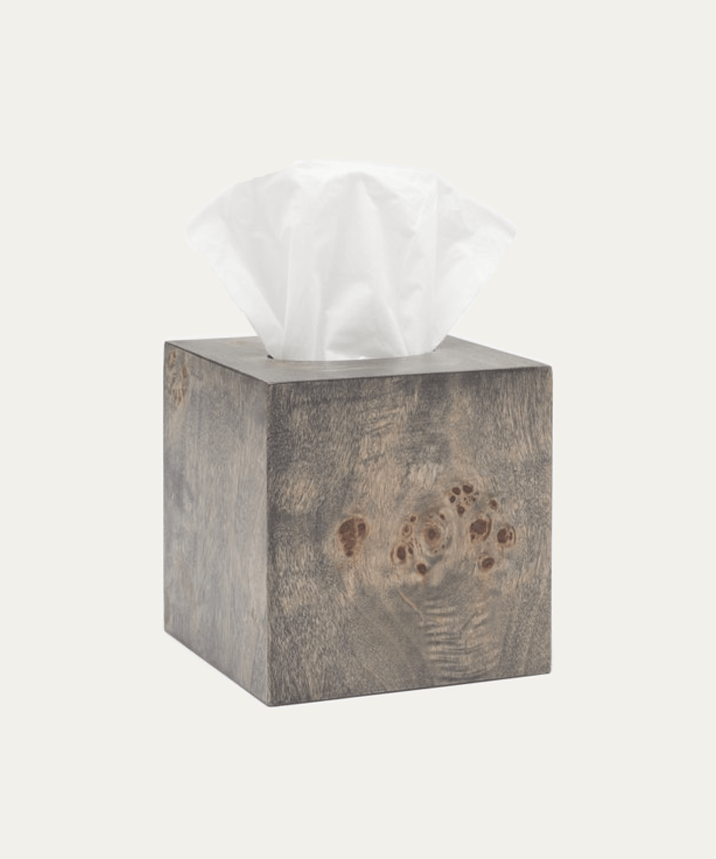 Bern Tissue Box, Ash Gray - Stephenson House