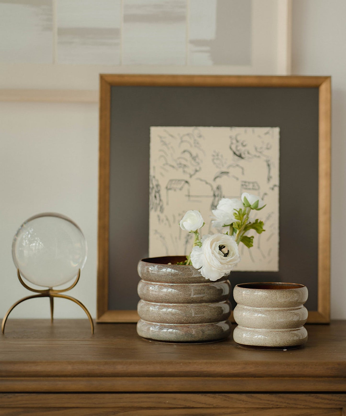 Ceramic Vase, Moss - Stephenson House