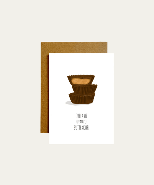 'Cheer Up (Peanut) Buttercup!' Card - Stephenson House
