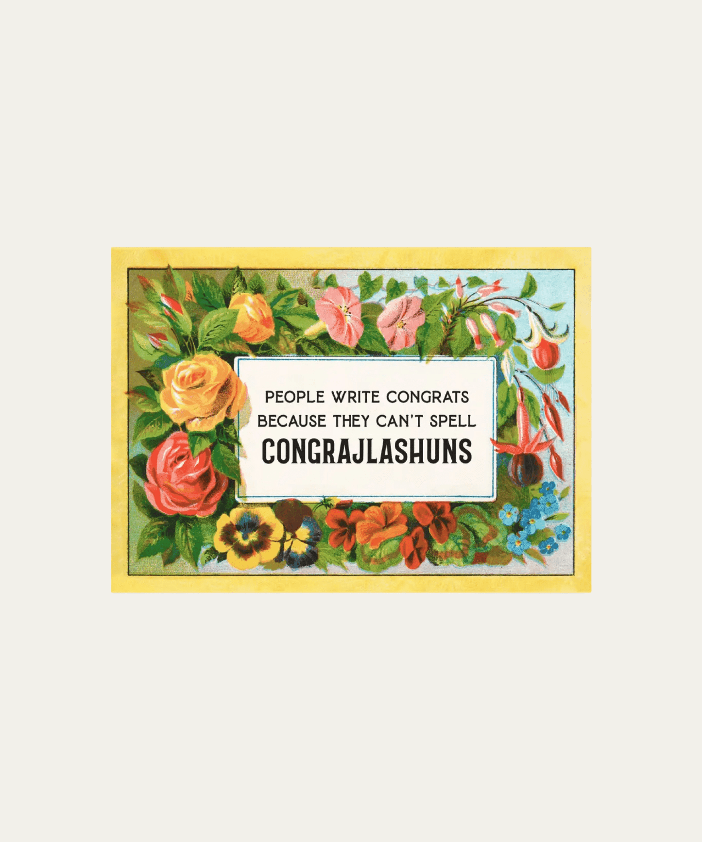 'Congrajlashuns' Card - Stephenson House
