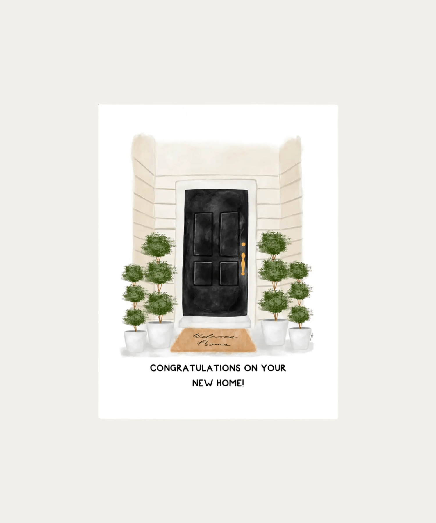 'Congratulations On Your New Home!' Card - Stephenson House