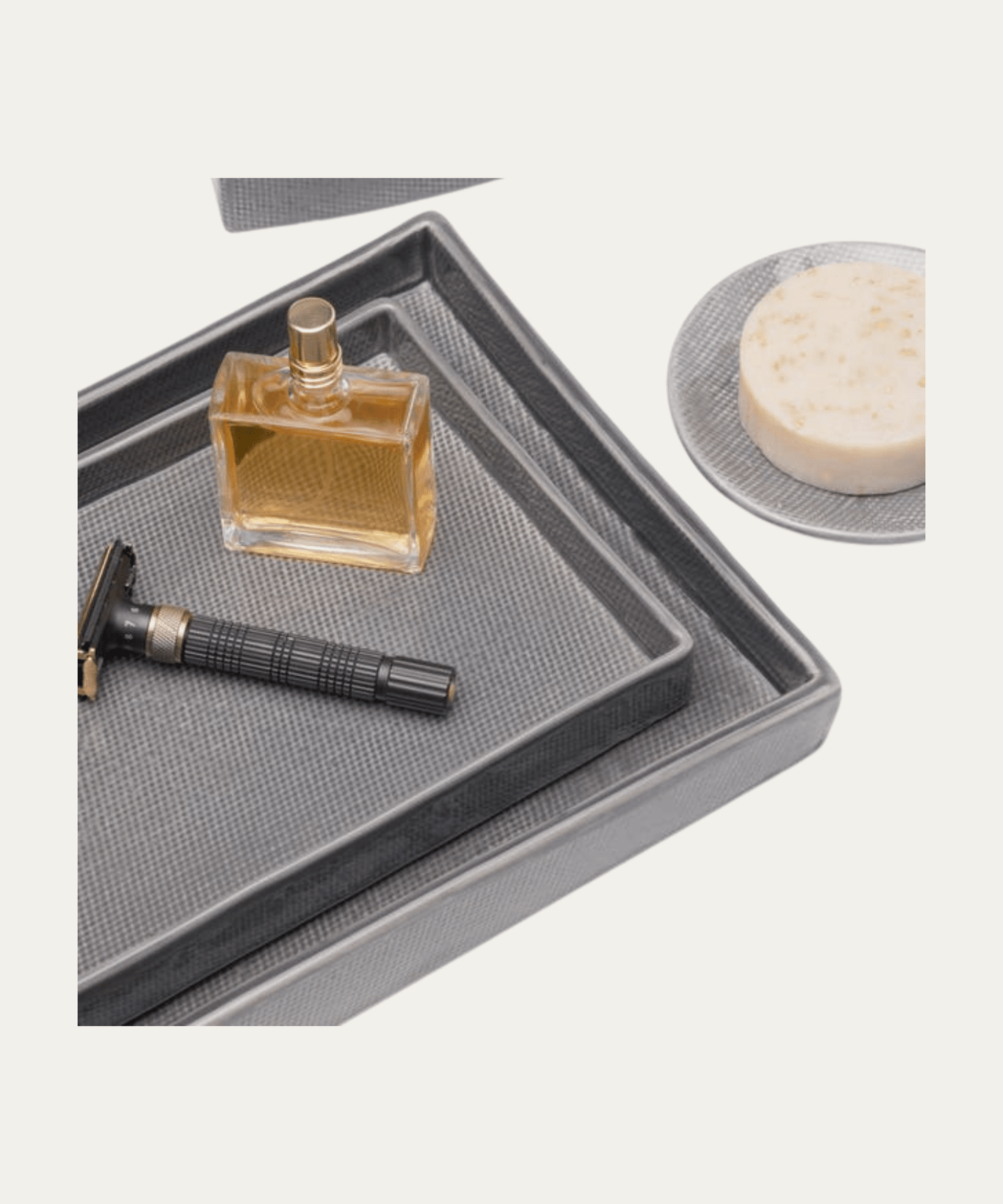 Cordoba Nested Trays, Gray - Stephenson House