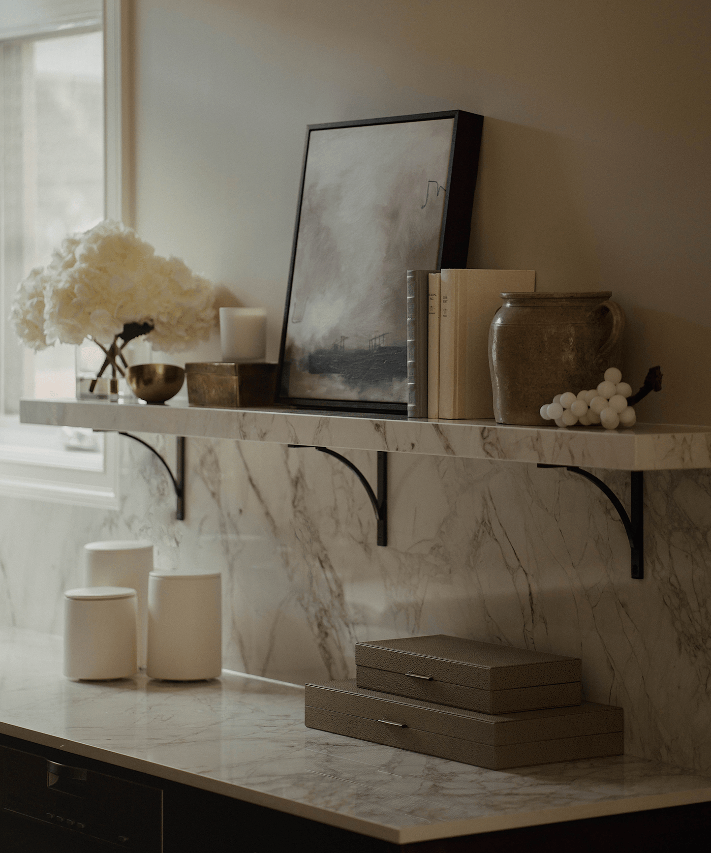 Cream Parchment Bound Book, Printed Title - Stephenson House