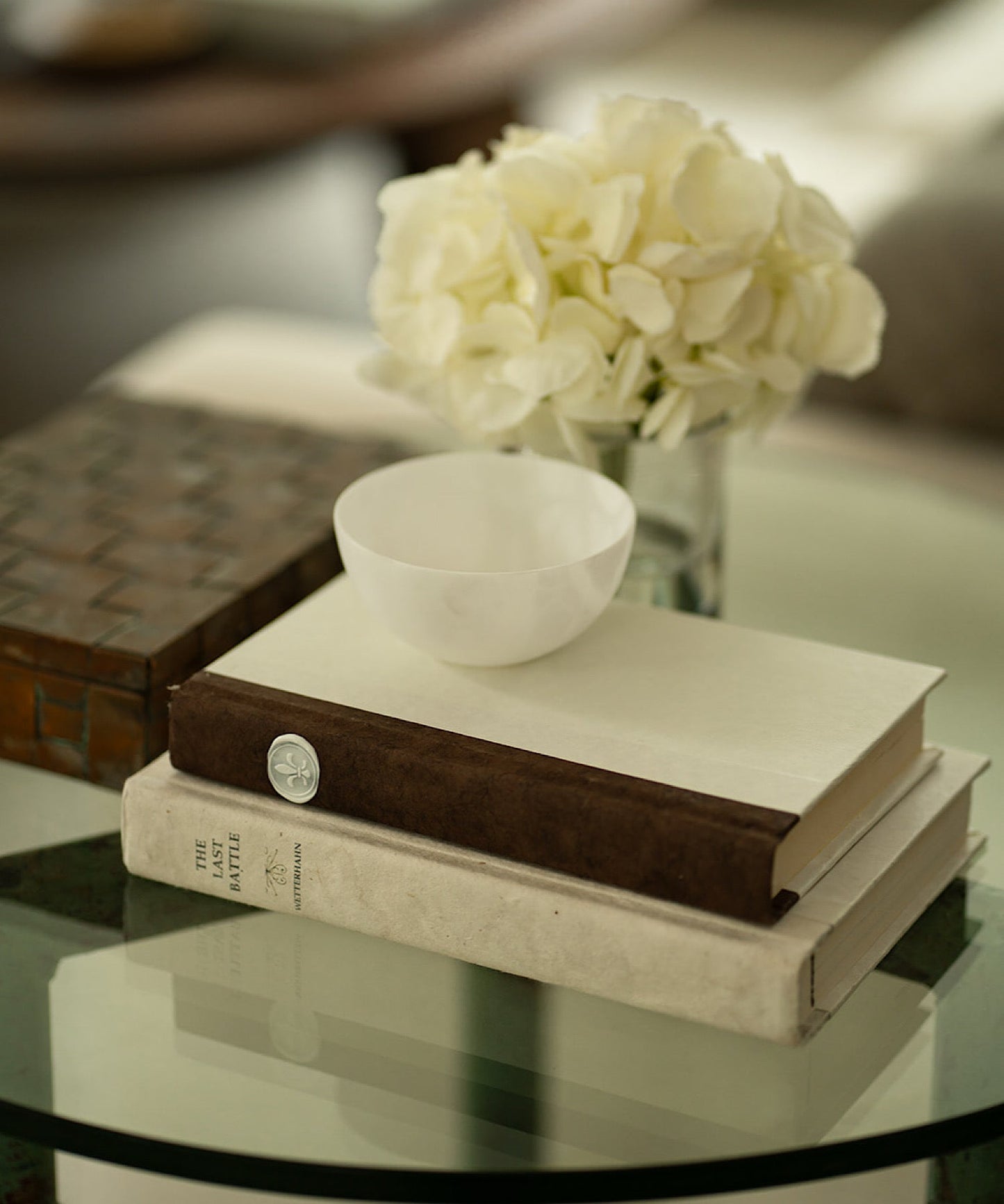 Cream Parchment Bound Book, Printed Title - Stephenson House