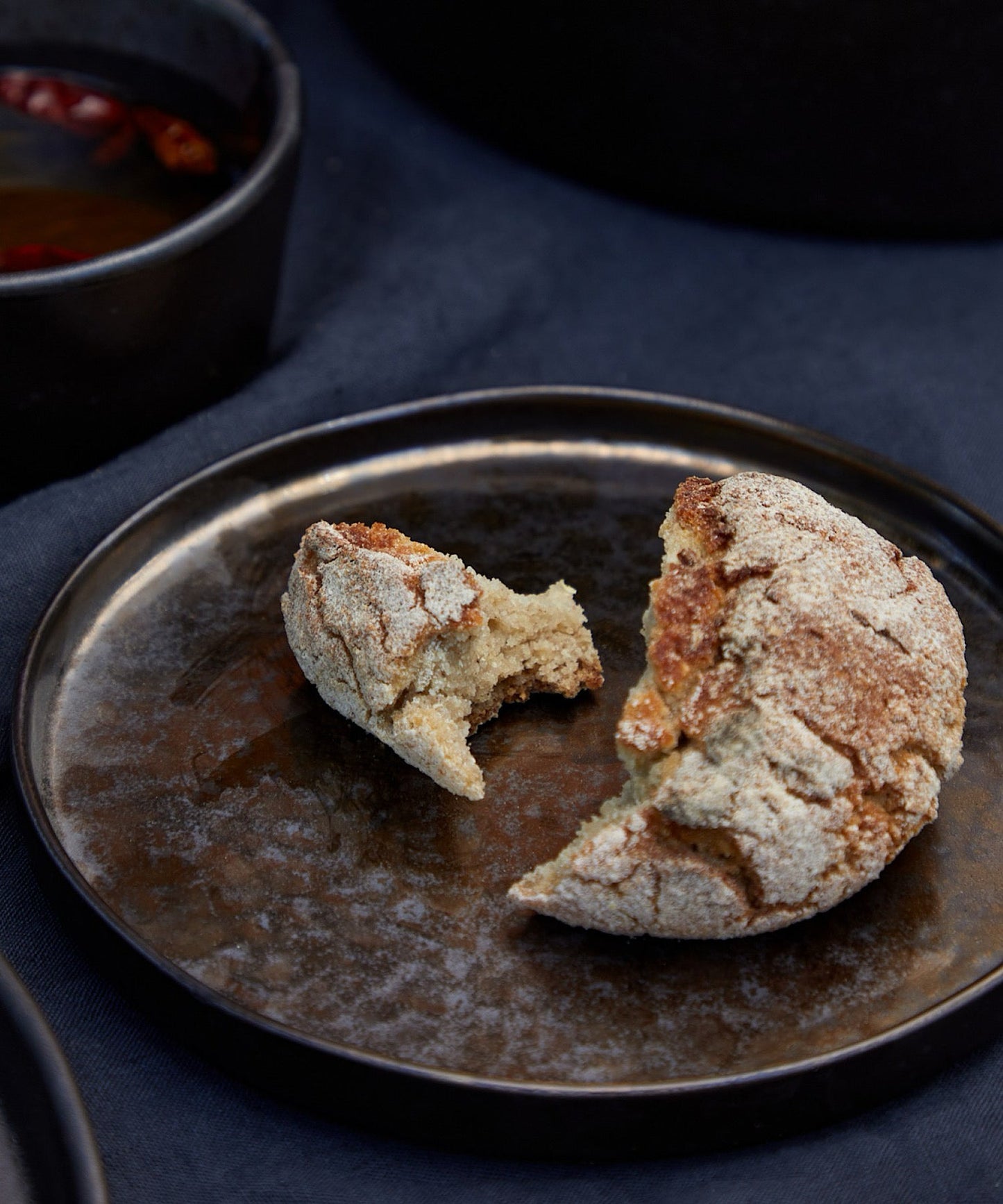 Lagoa Metal Appetizer / Bread Plate - Stephenson House
