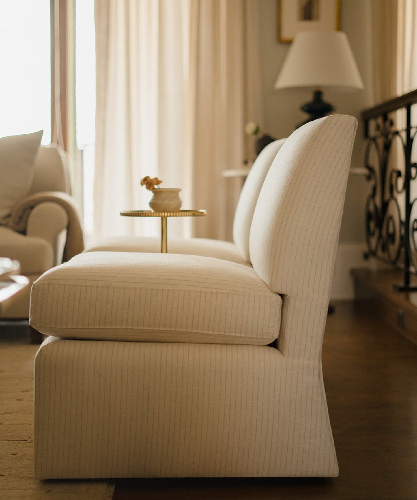 Marble Vase, Antiqued White - Stephenson House
