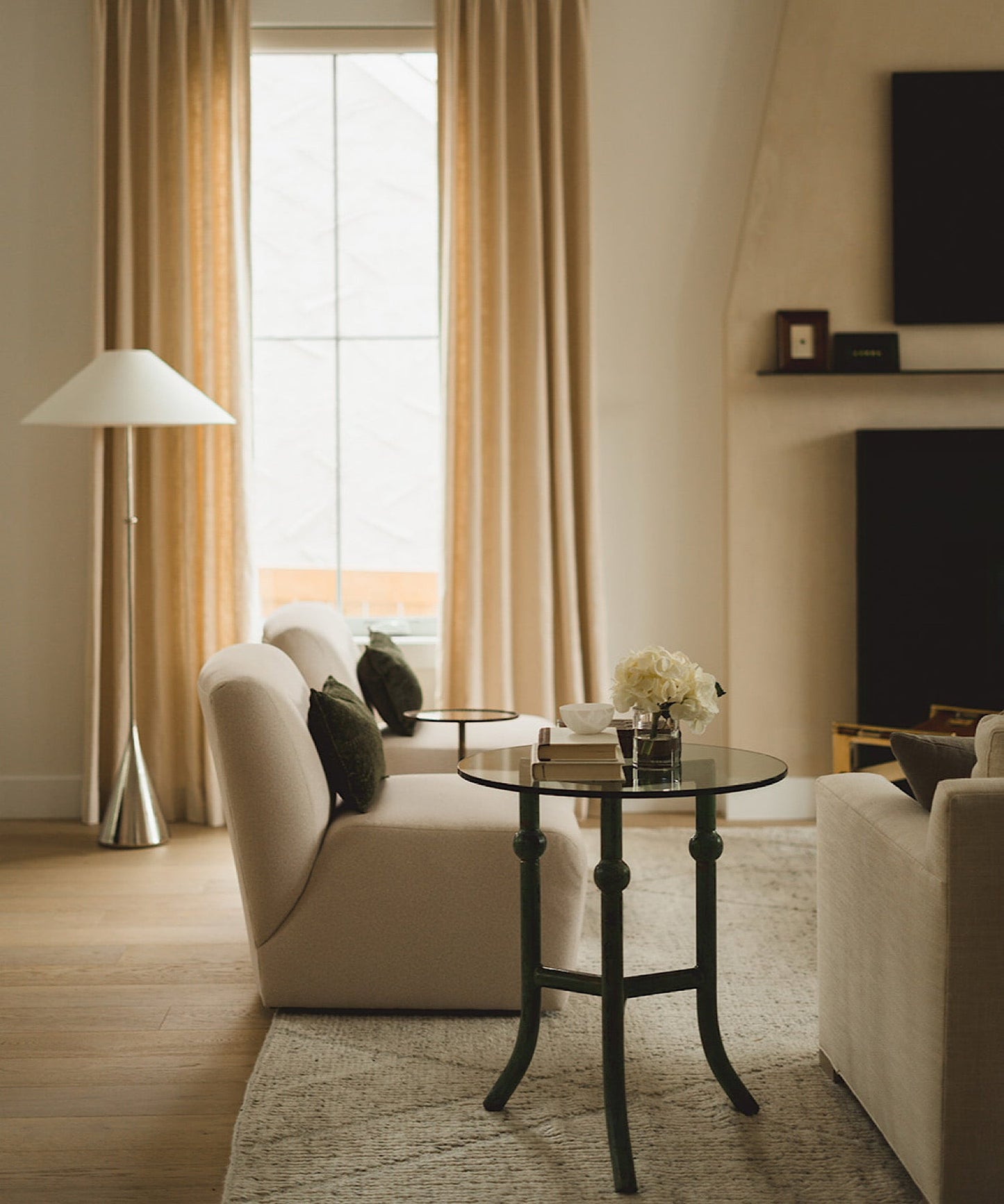 Nickel Floor Lamp - Stephenson House