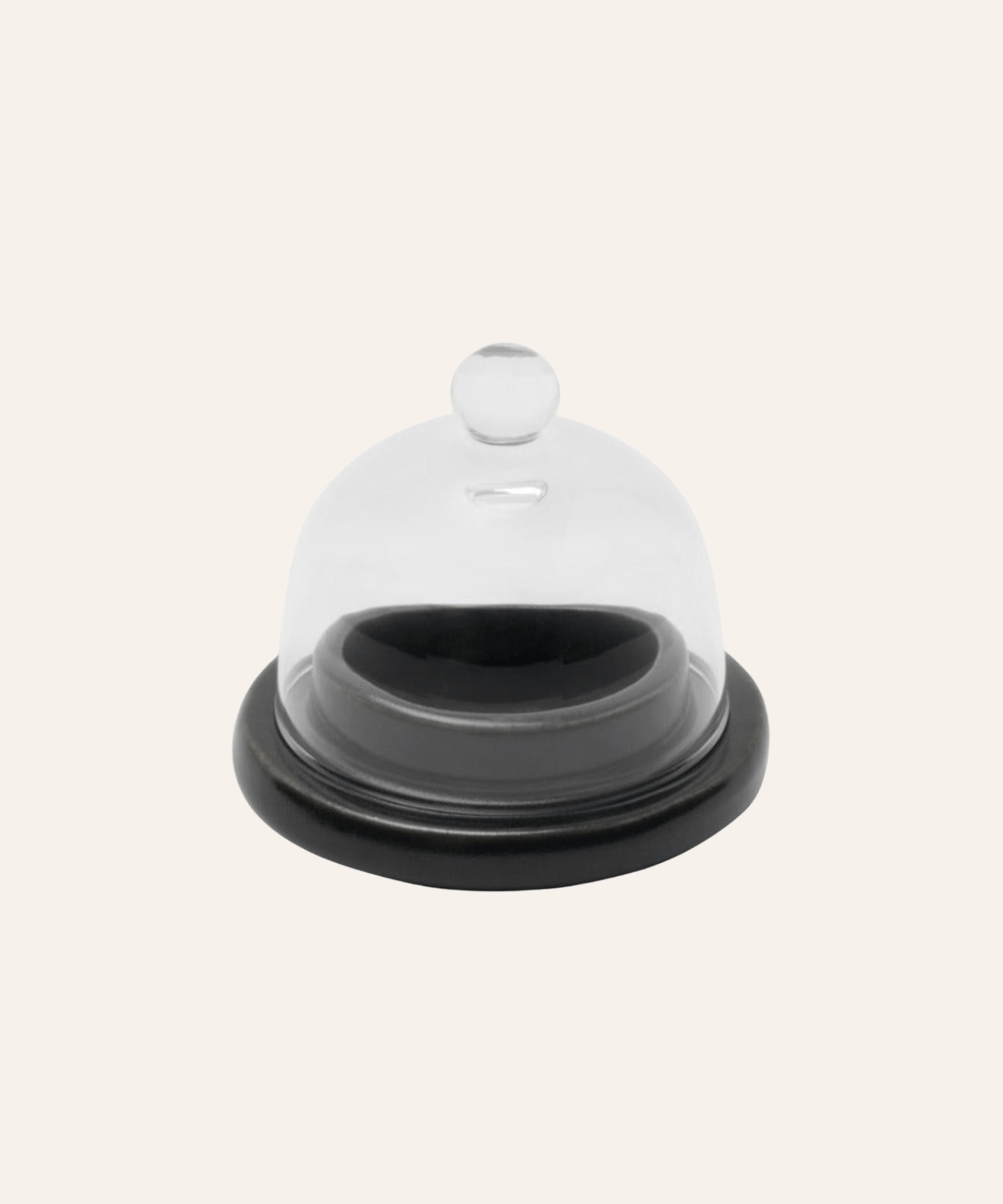 Round Butter Dish - Black - Stephenson House
