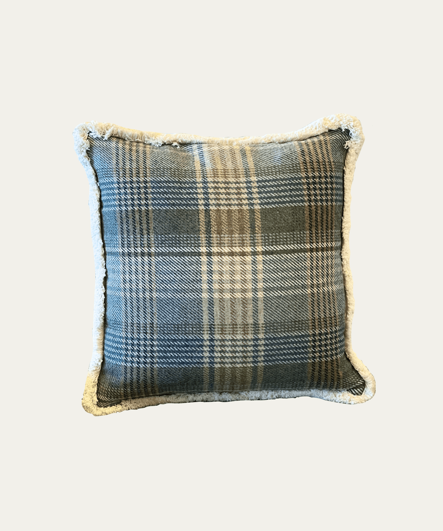 Skye Plaid & Fringe Pillow - Stephenson House