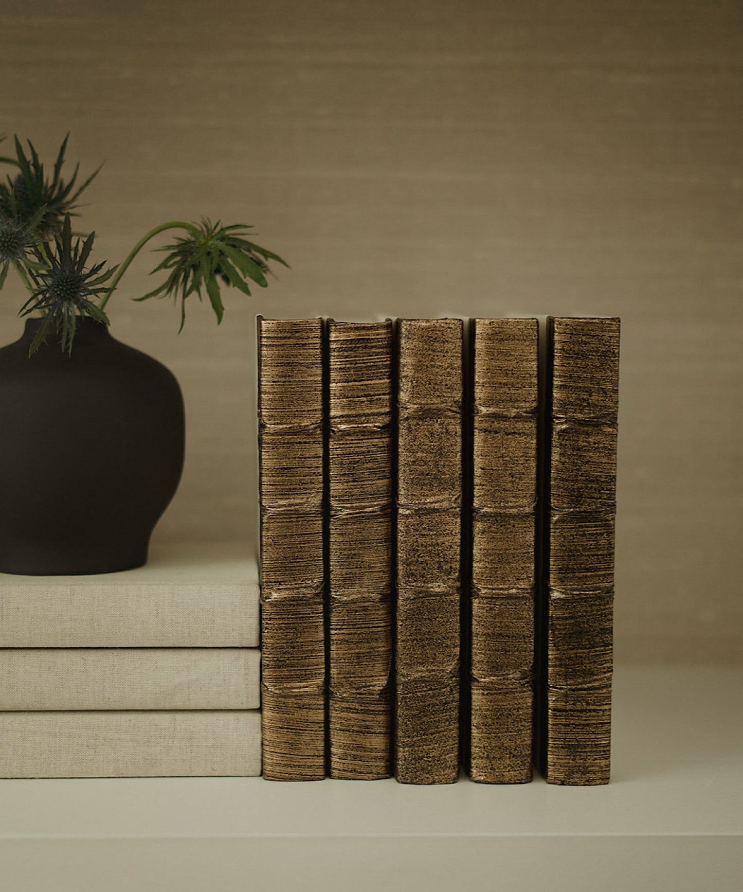 Striated Black & Gold Leaf, Book - Stephenson House