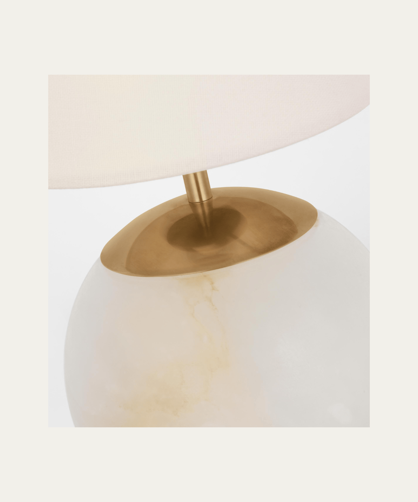 Terri Cordless Accent Lamp, Alabaster - Stephenson House