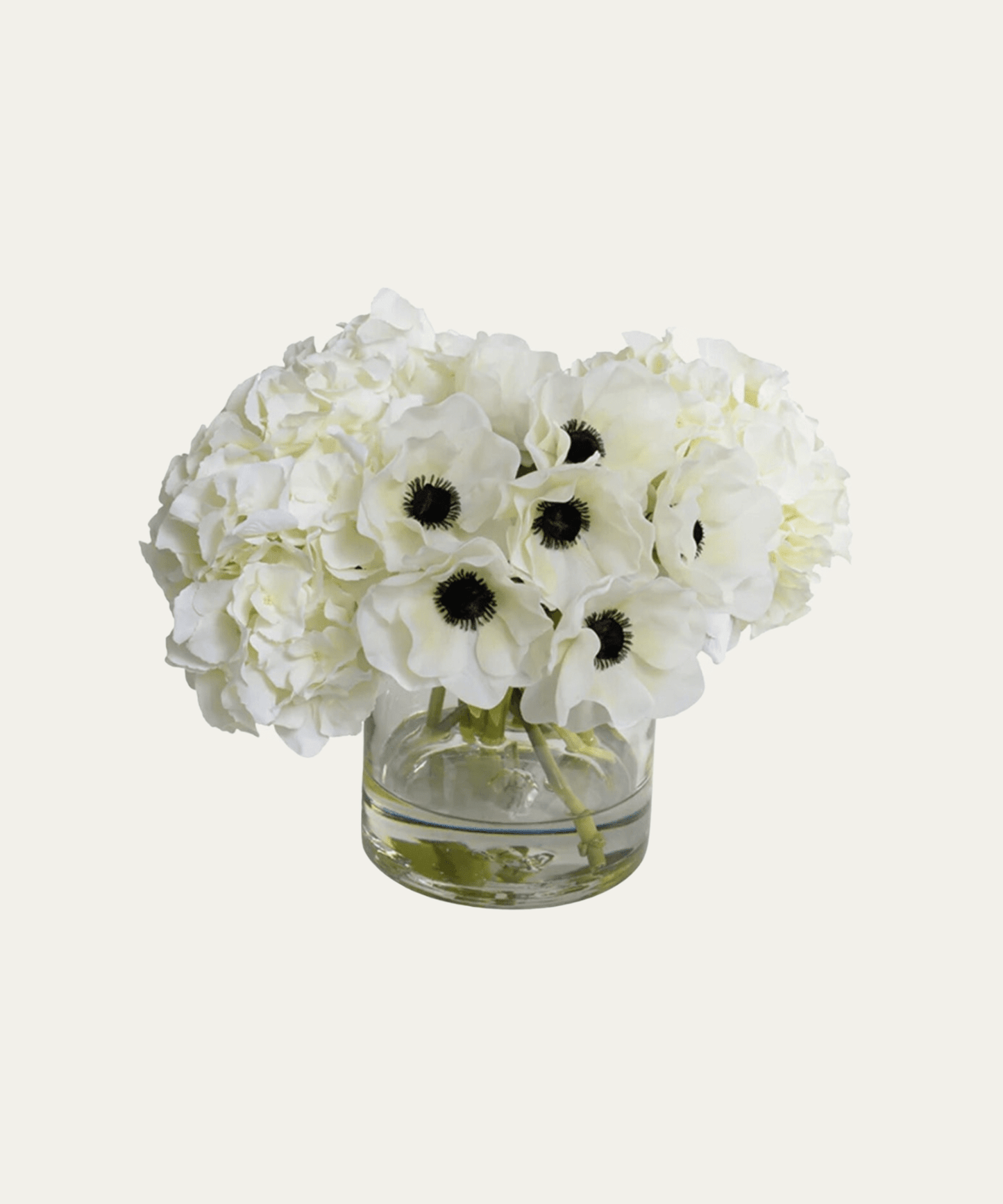 Anemone & Hydrangea Arrangement, 12" - Stephenson House