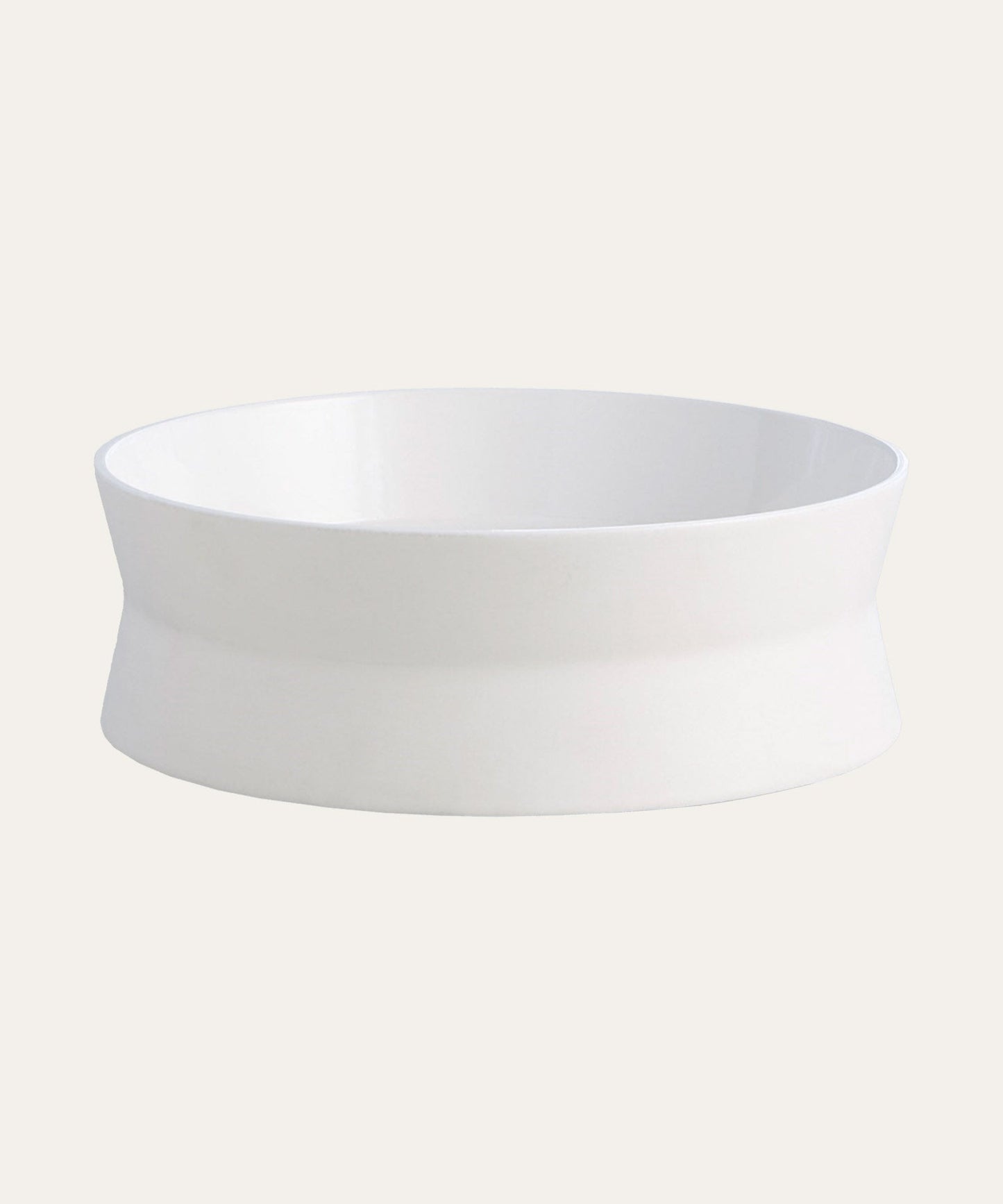 Encircle Scored Bowl, White - Stephenson House
