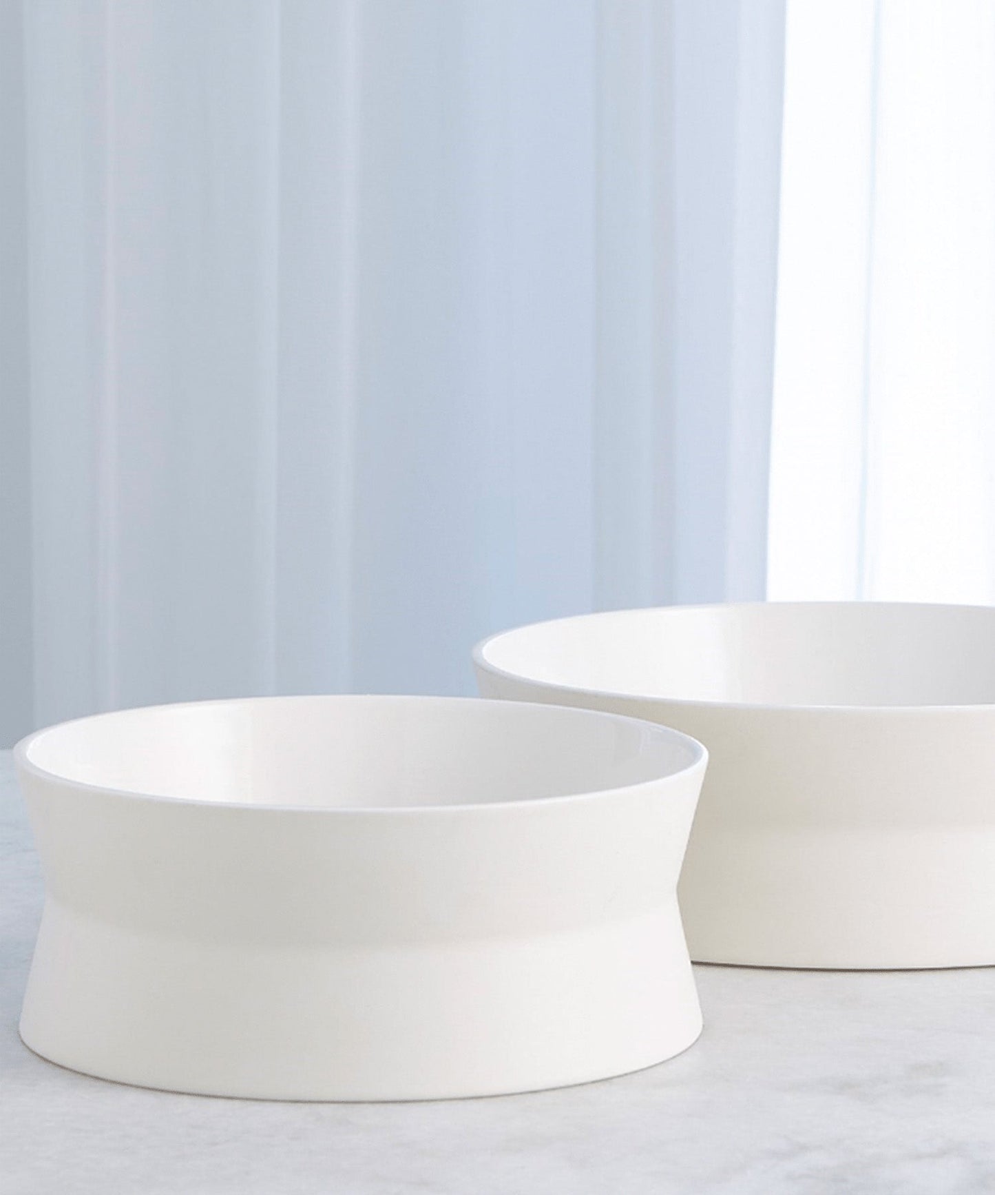 Encircle Scored Bowl, White - Stephenson House