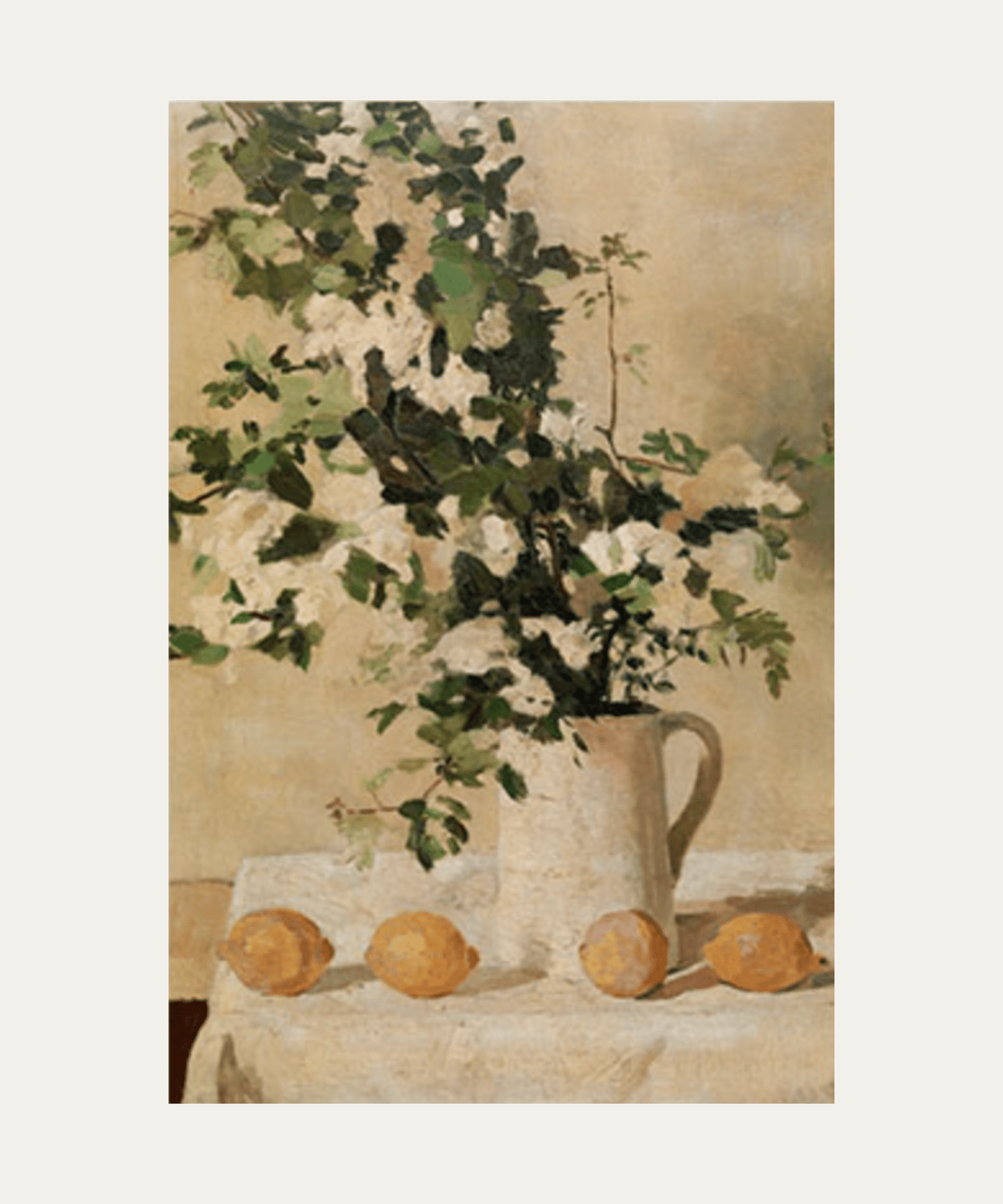 Lemons & Flowers Still Life, Print - Stephenson House