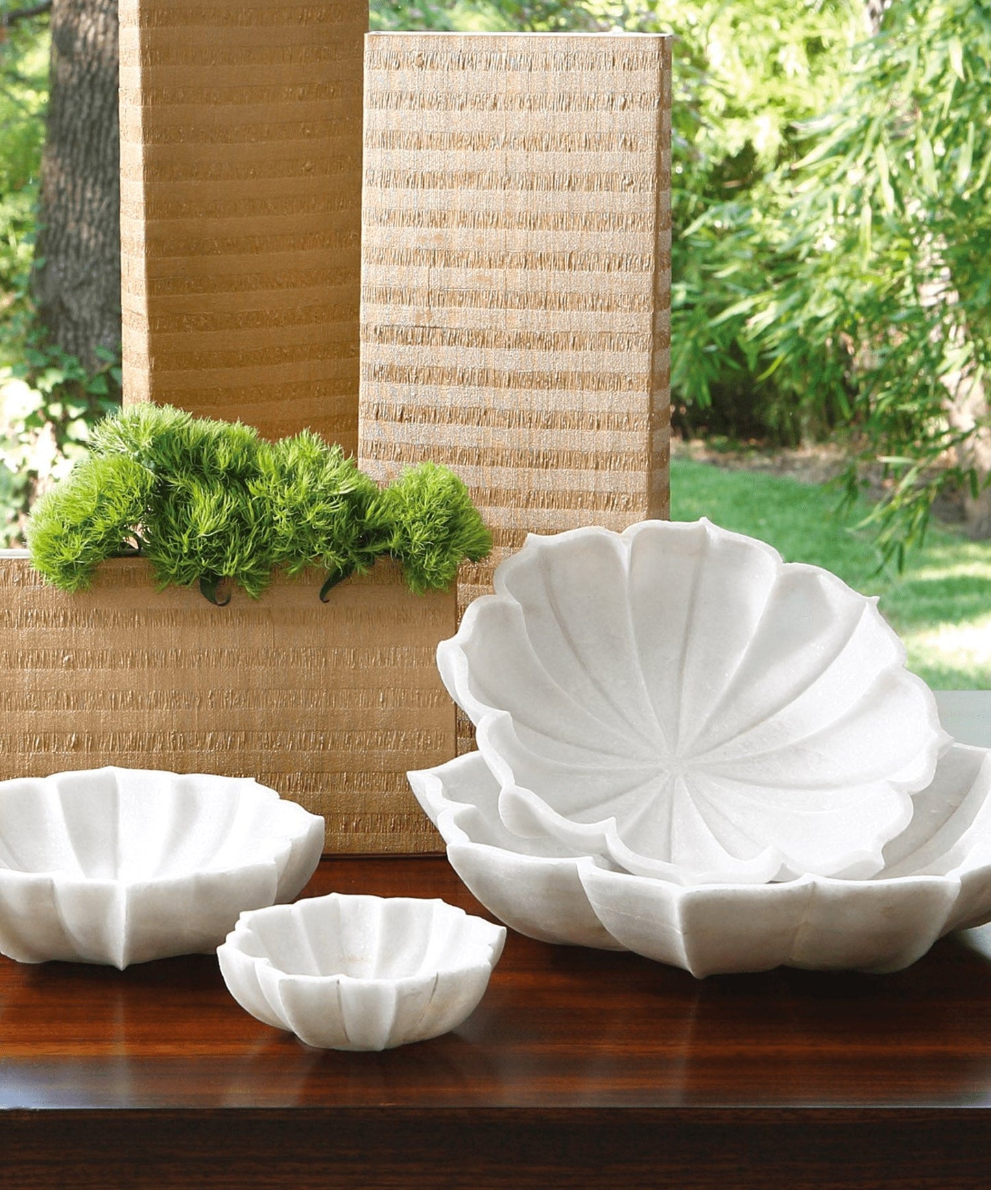 Marble Petal Bowl - Stephenson House