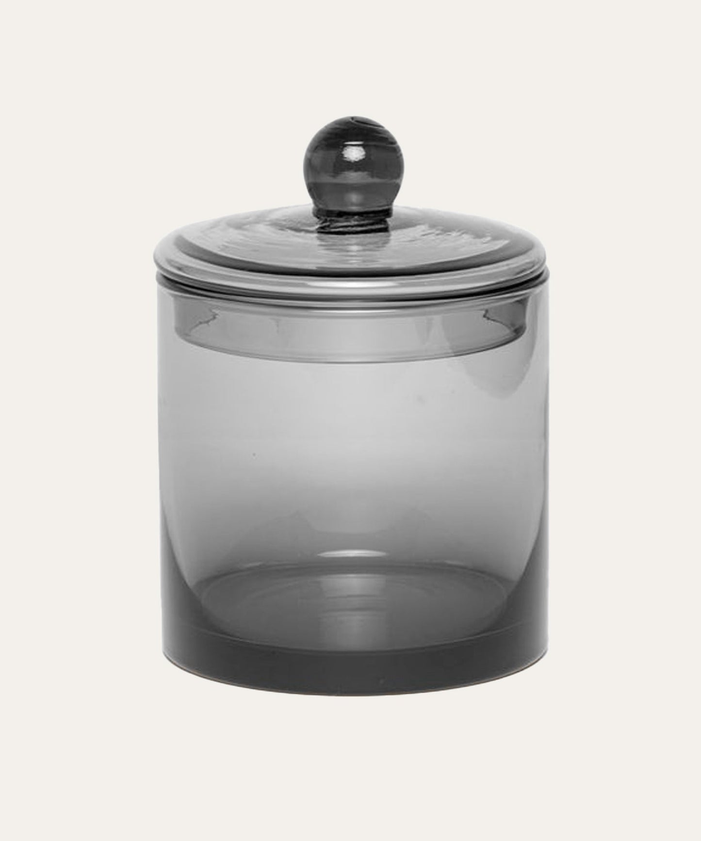 Smoke Grey Glass Canisters - Stephenson House