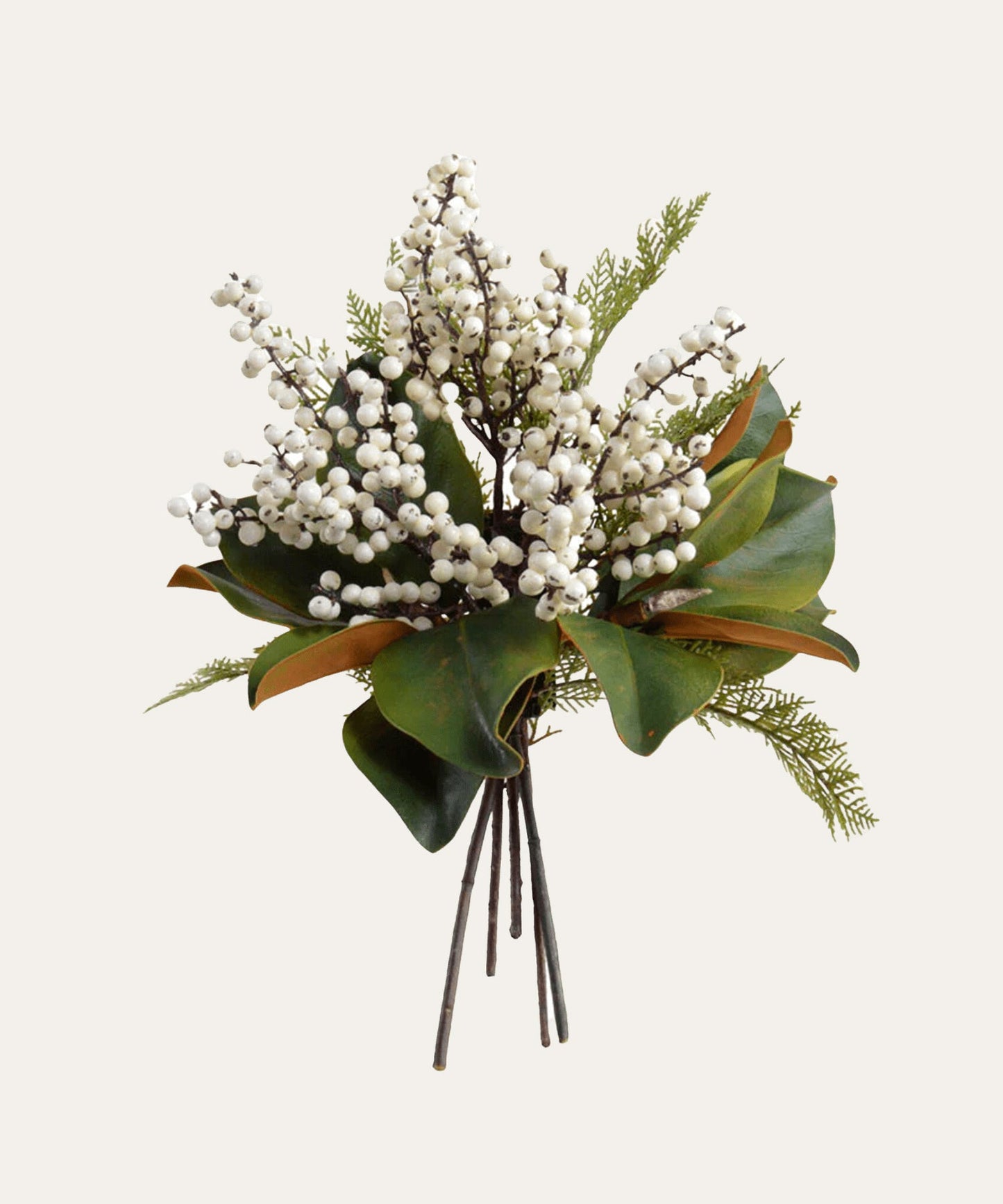 Snowberry, Magnolia & Cedar Bouquet - Stephenson House