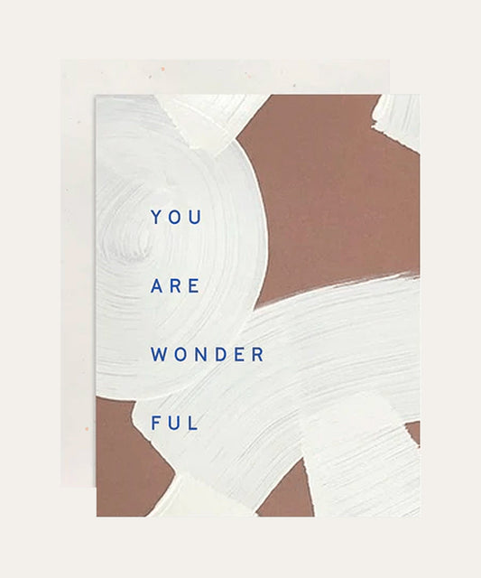 You Are Wonderful, Card - Stephenson House