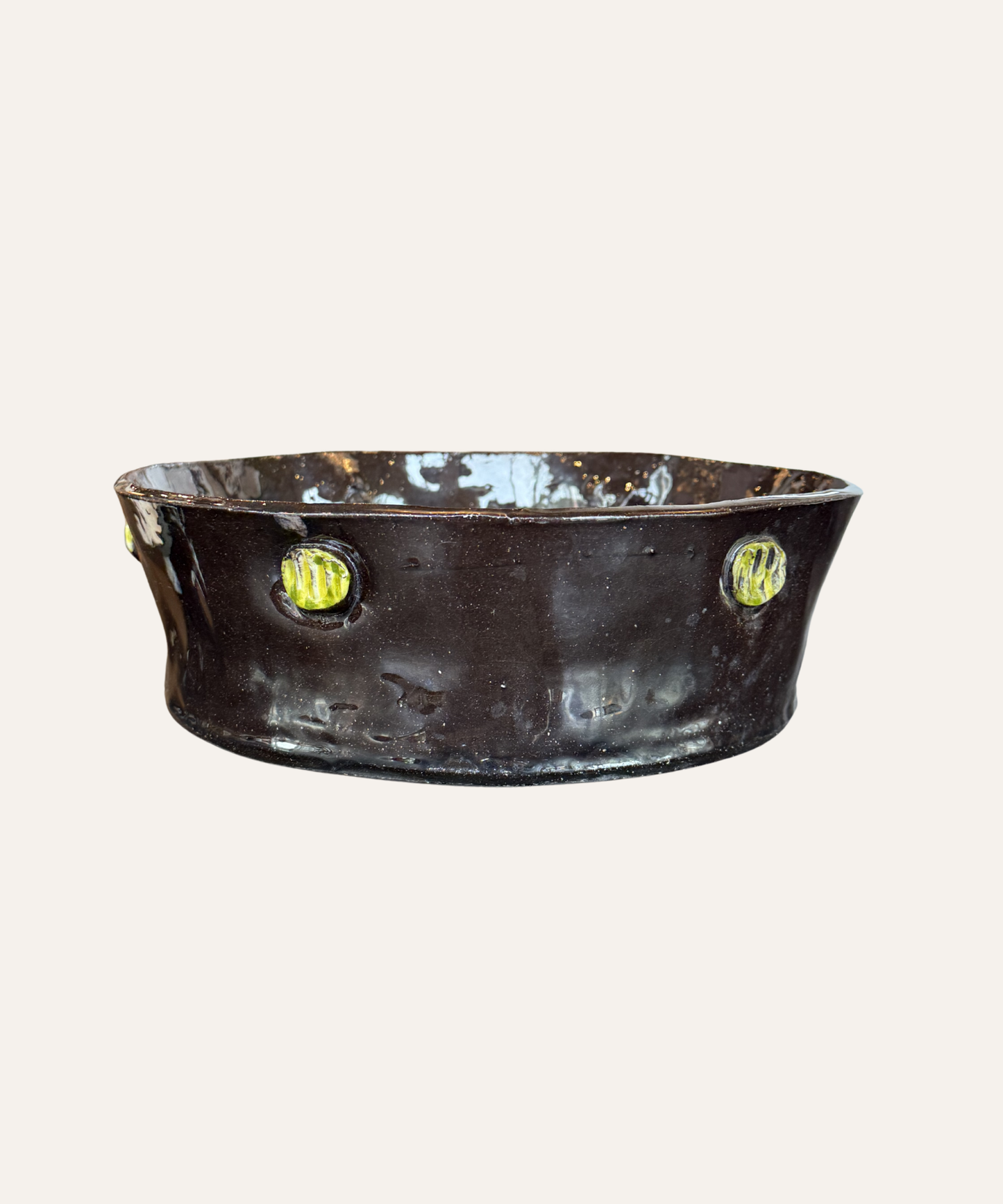 Antique Brown Glazed Bowl