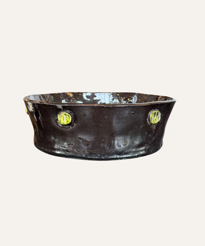 Antique Brown Glazed Bowl