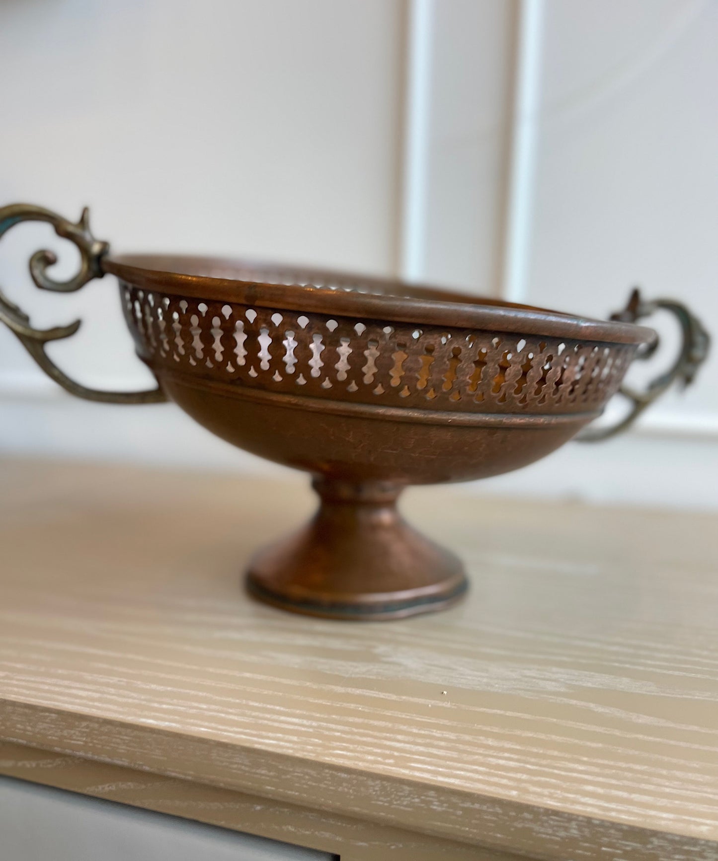Antique French Copper Bowl