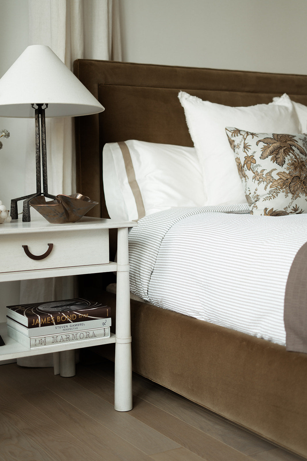 Casey King Upholstery Bed