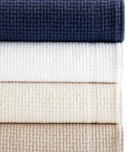Interlaken Ivory Matelassé, Coverlet