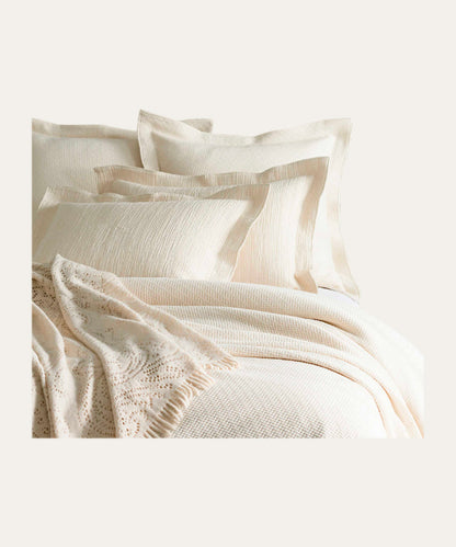 Interlaken Ivory Matelassé, Coverlet