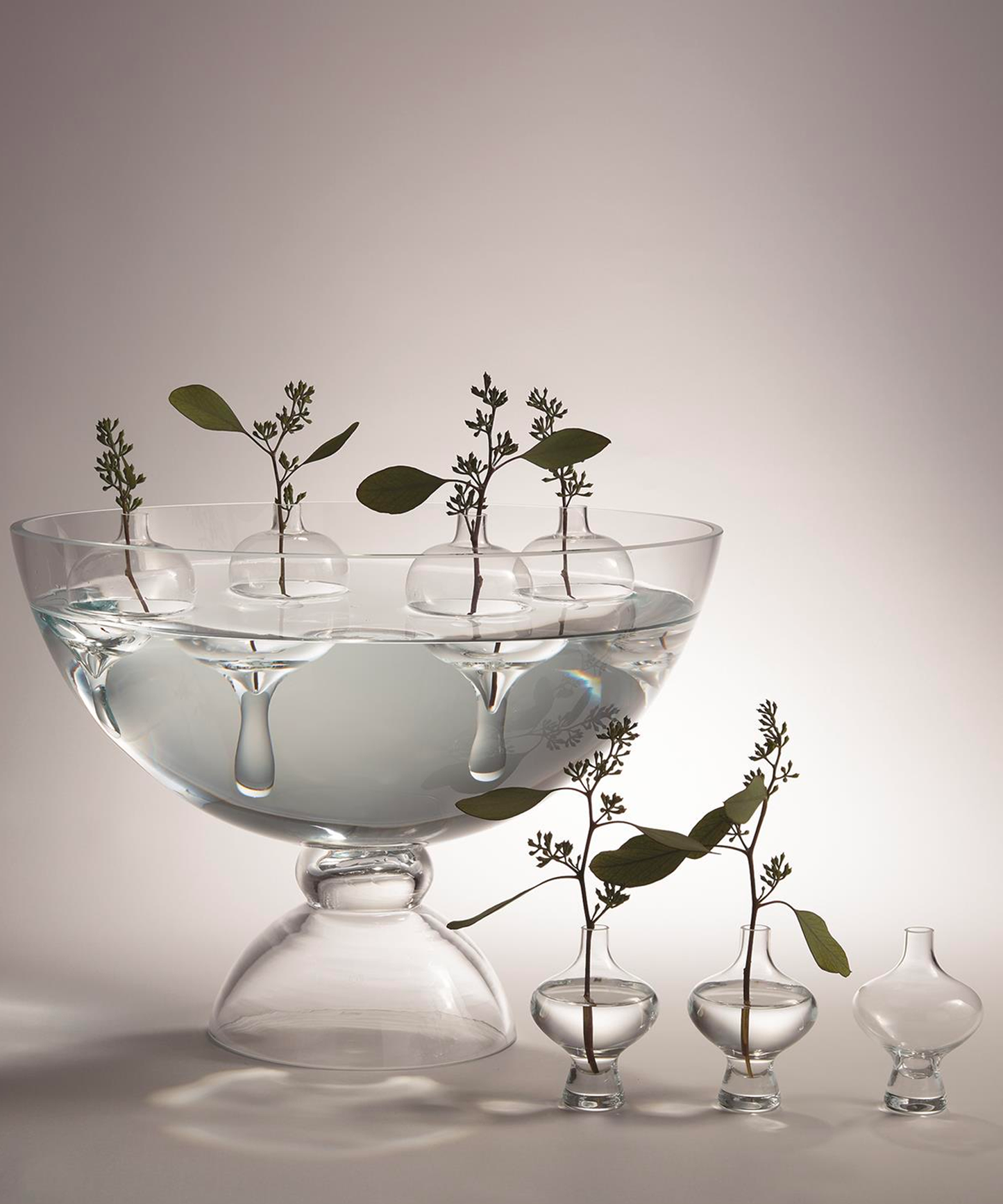 Mini Floating Footed Vase