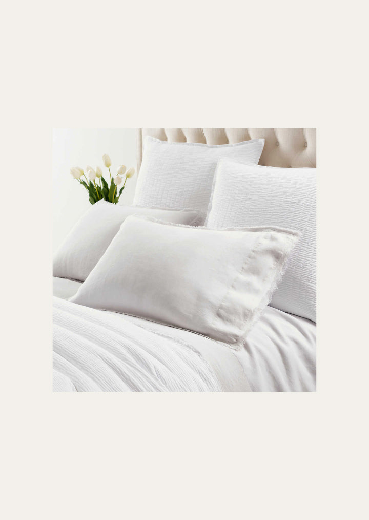 Faye Linen Sheet Set, Plaster