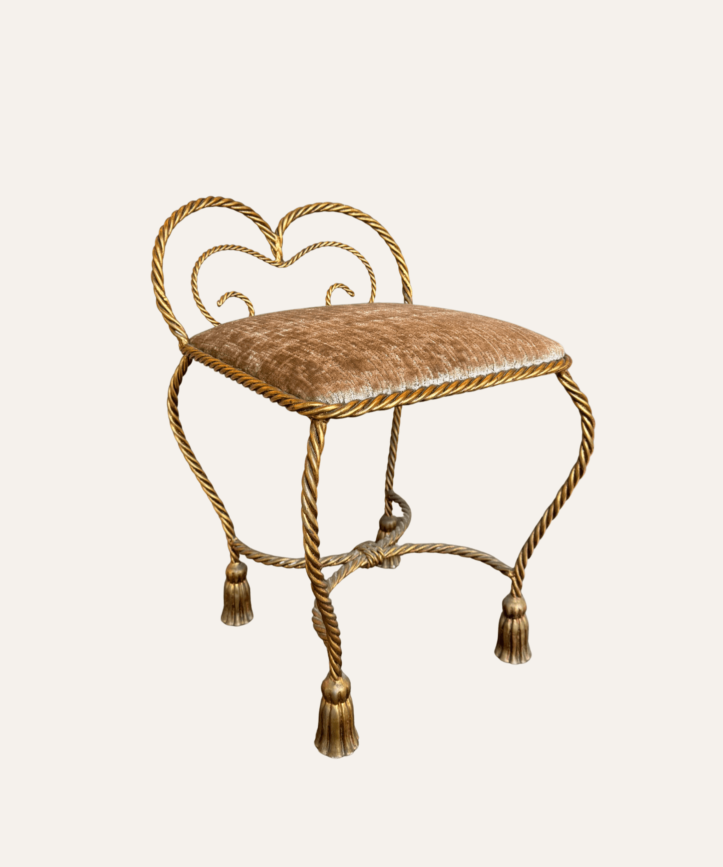 Antique Tassel Stool - Stephenson House