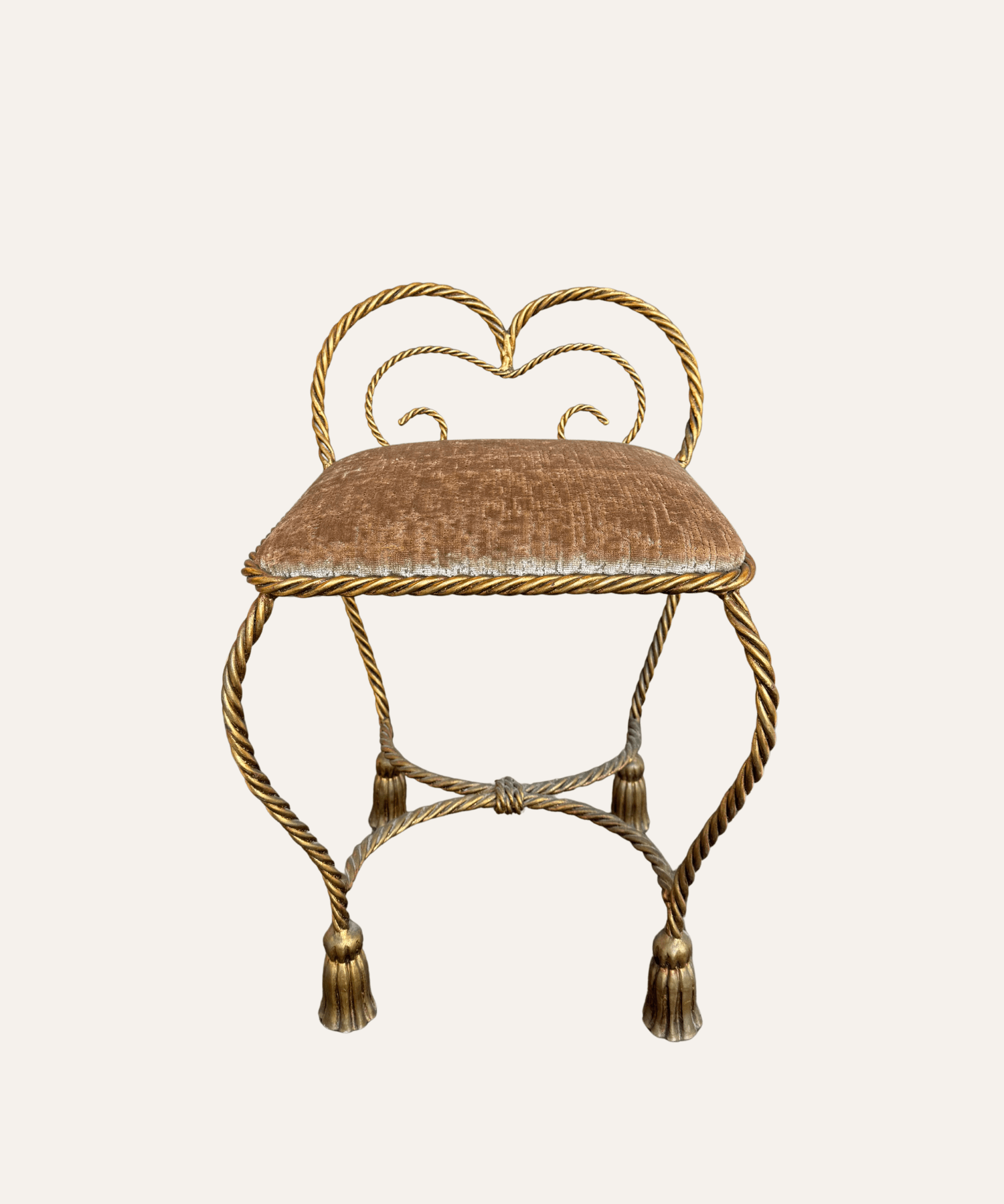 Antique Tassel Stool - Stephenson House