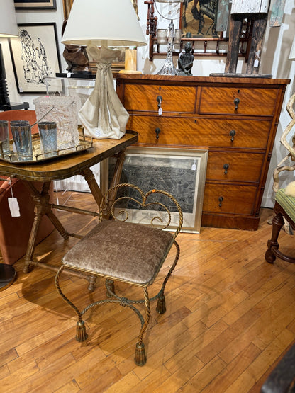 Antique Tassel Stool - Stephenson House