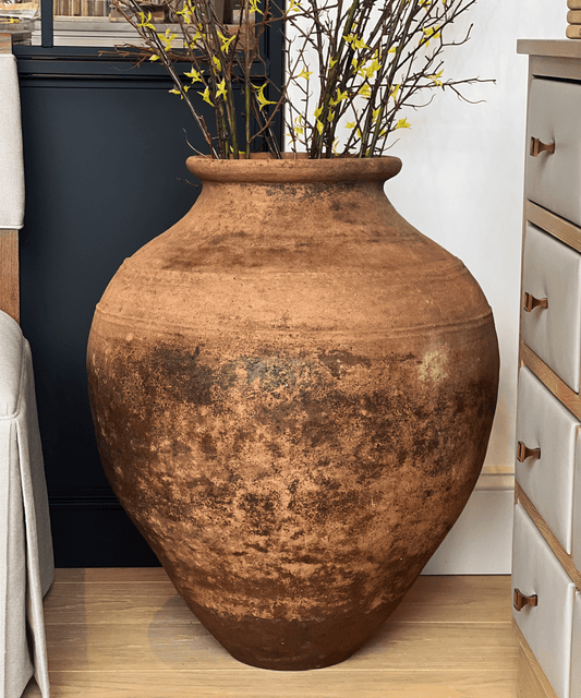 Antique Terracotta Olive Oil Jar - Stephenson House