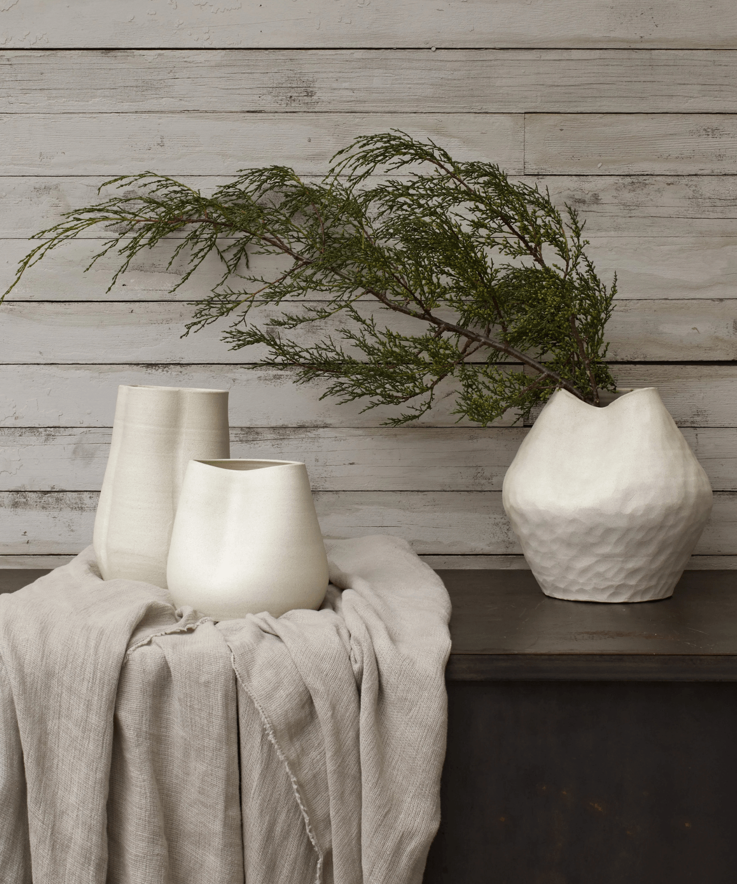 Blanc Everly Vase, Medium - Stephenson House