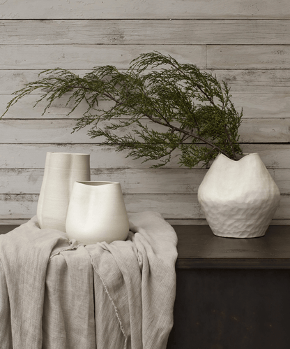 Blanc Everly Vase, Medium - Stephenson House
