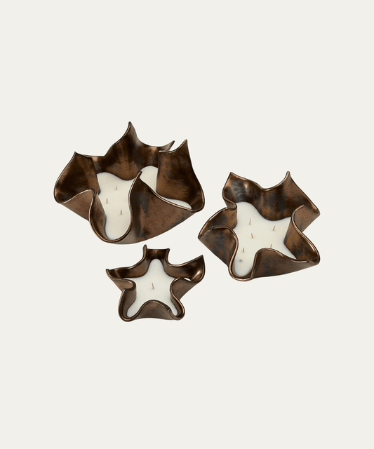 Bronze Joy Candle, Mediterranean Fig - Stephenson House
