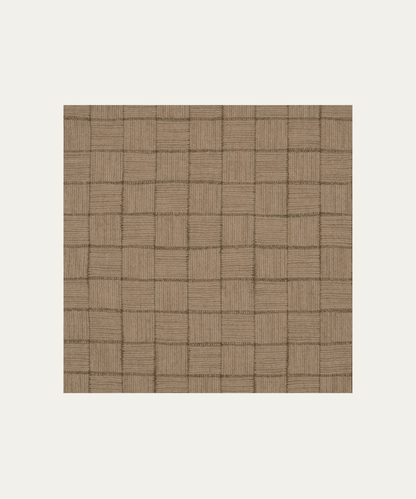Brown Plaid/Check Weave, 22" x 22" - Stephenson House