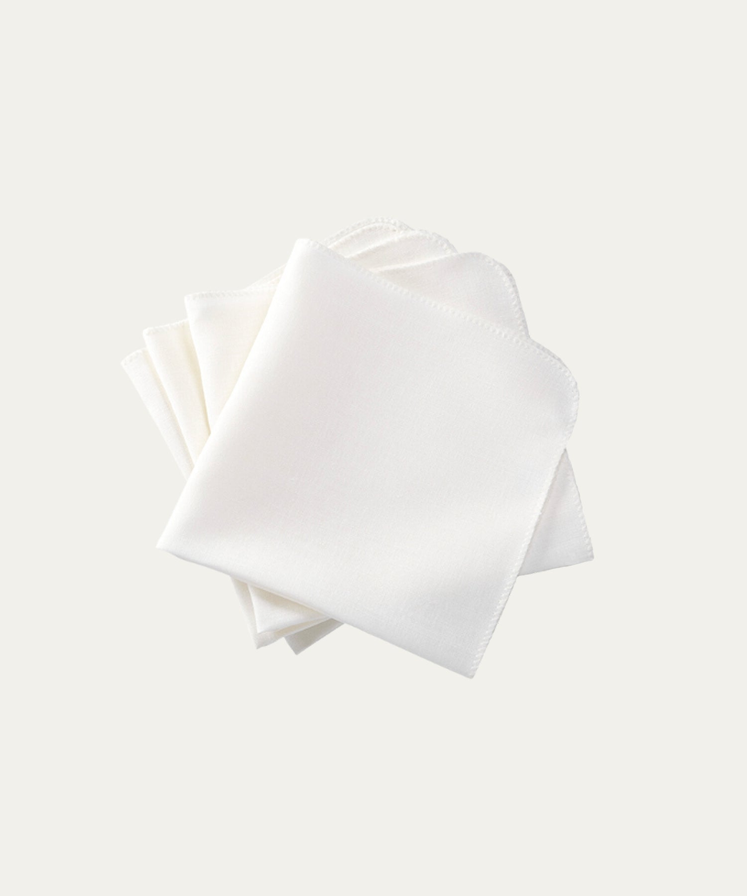 Calypso Napkin White - Set of Four - Stephenson House