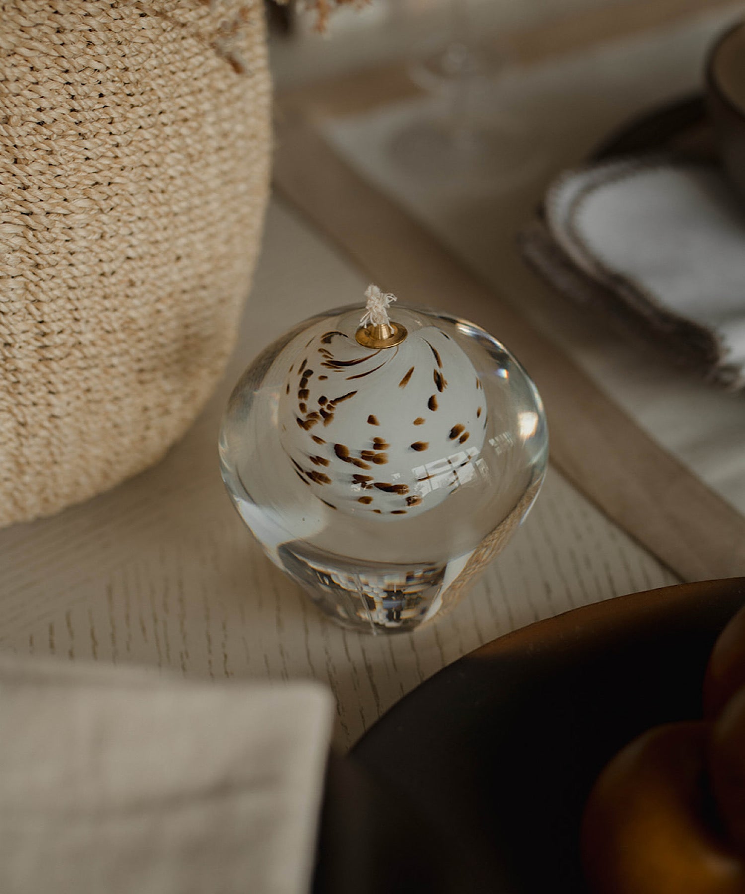 Daphne Oil Candle, Spotted - Stephenson House