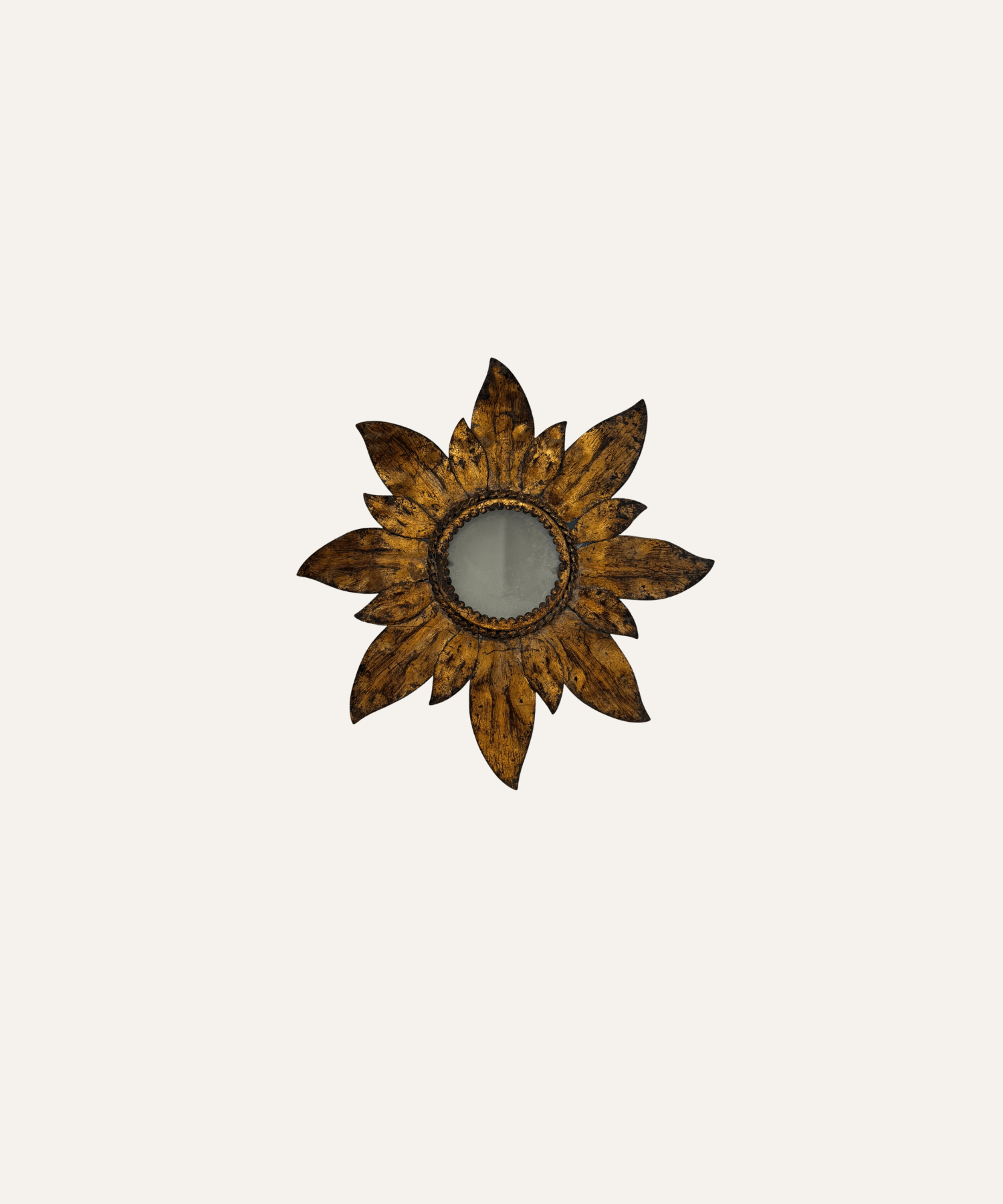 French Mid Century Tole Star, Gold - Stephenson House