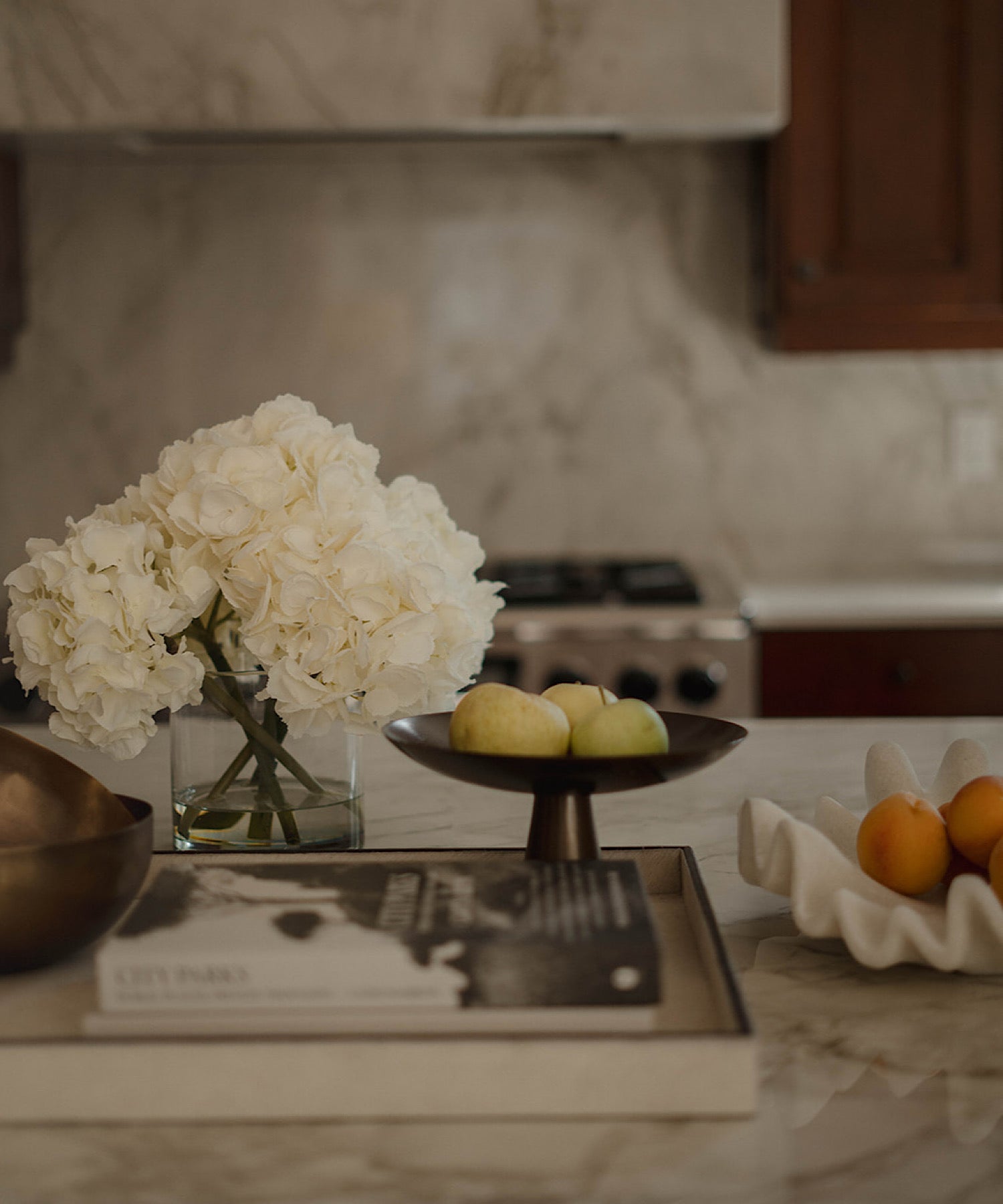 Hydrangea Arrangement, Cream - Stephenson House