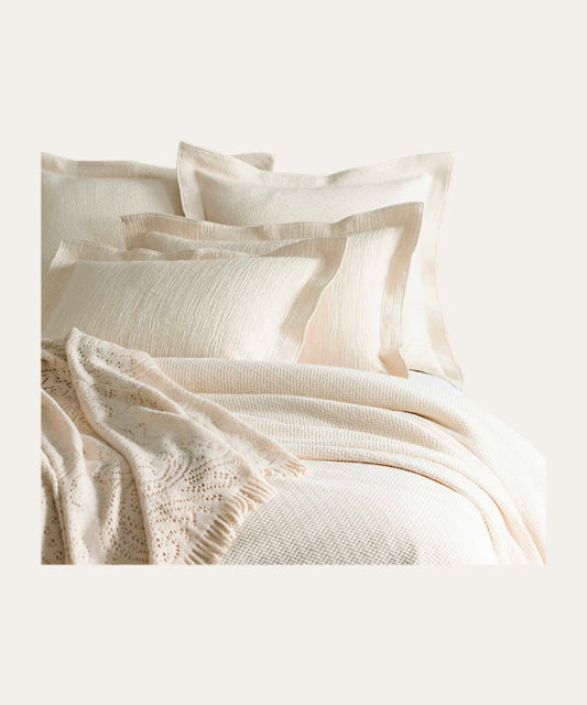 Interlaken Ivory Matelassé, Coverlet - Stephenson House
