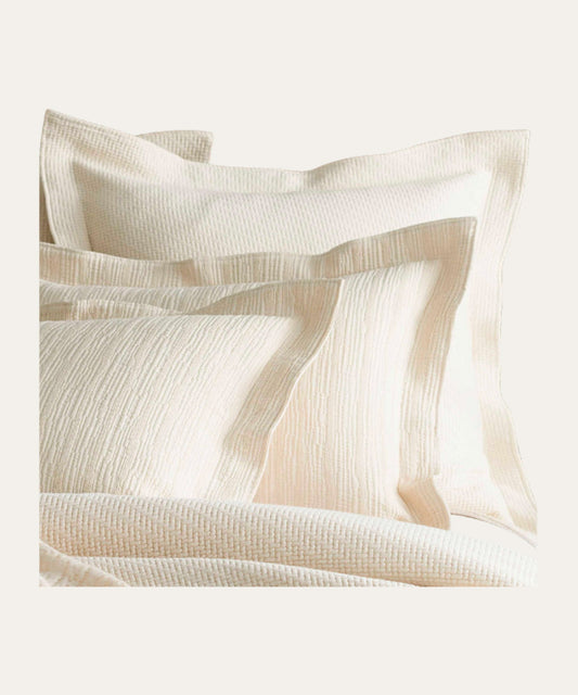 Interlaken Ivory Matelassé, Sham - Stephenson House