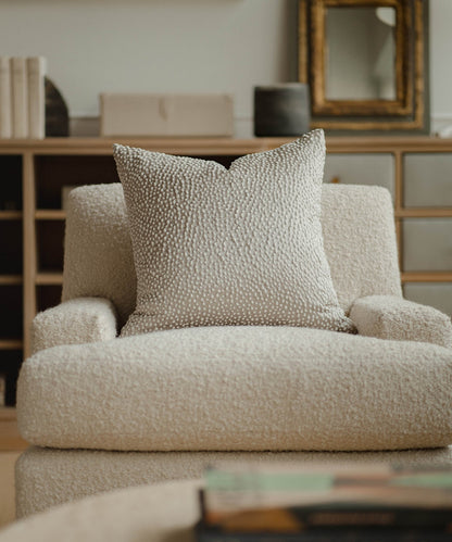 Ivory Pepper Pillow Cover, 20" x 20" - Stephenson House