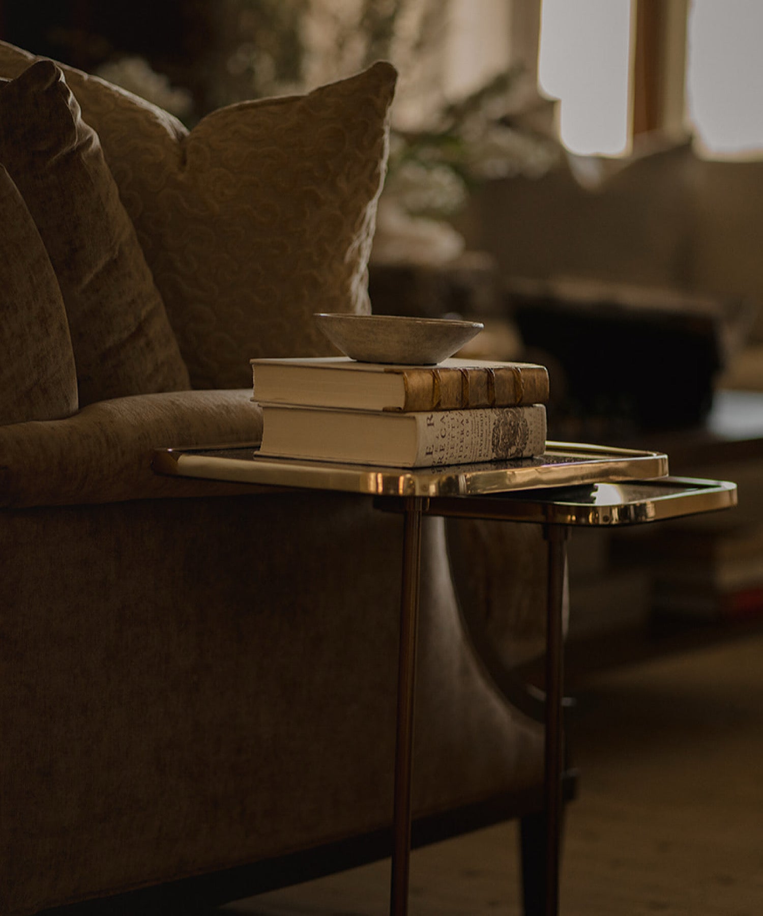Marble Bowl, Antiqued White - Stephenson House